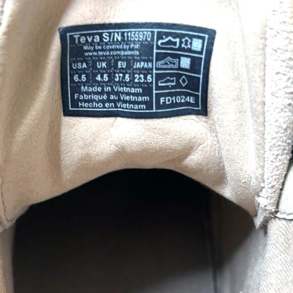 Teva Midform Patchwork Neutral Multi Women's Boots US Size 6.5 - Picture 10 of 11